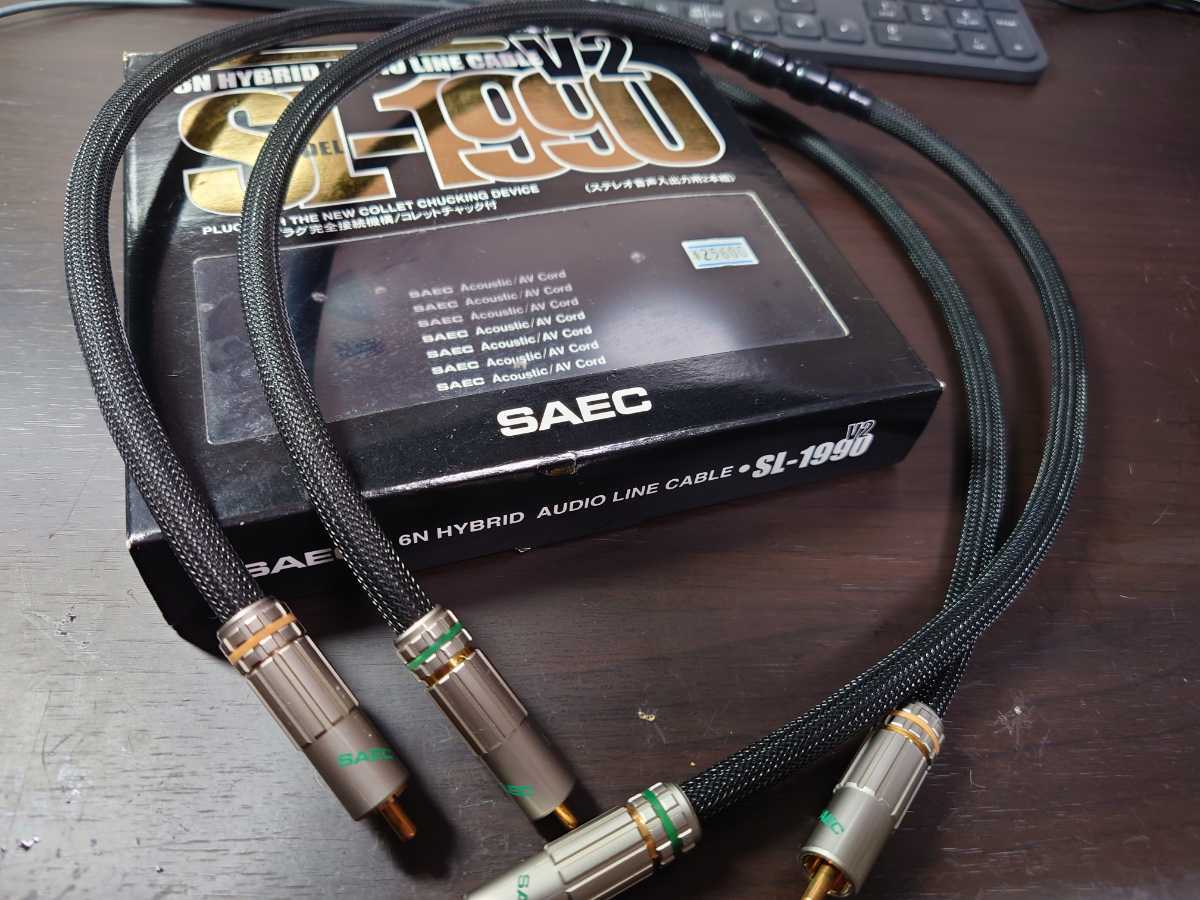 SAEC サエク　RCAケーブル　0.7m　SL-1990V2