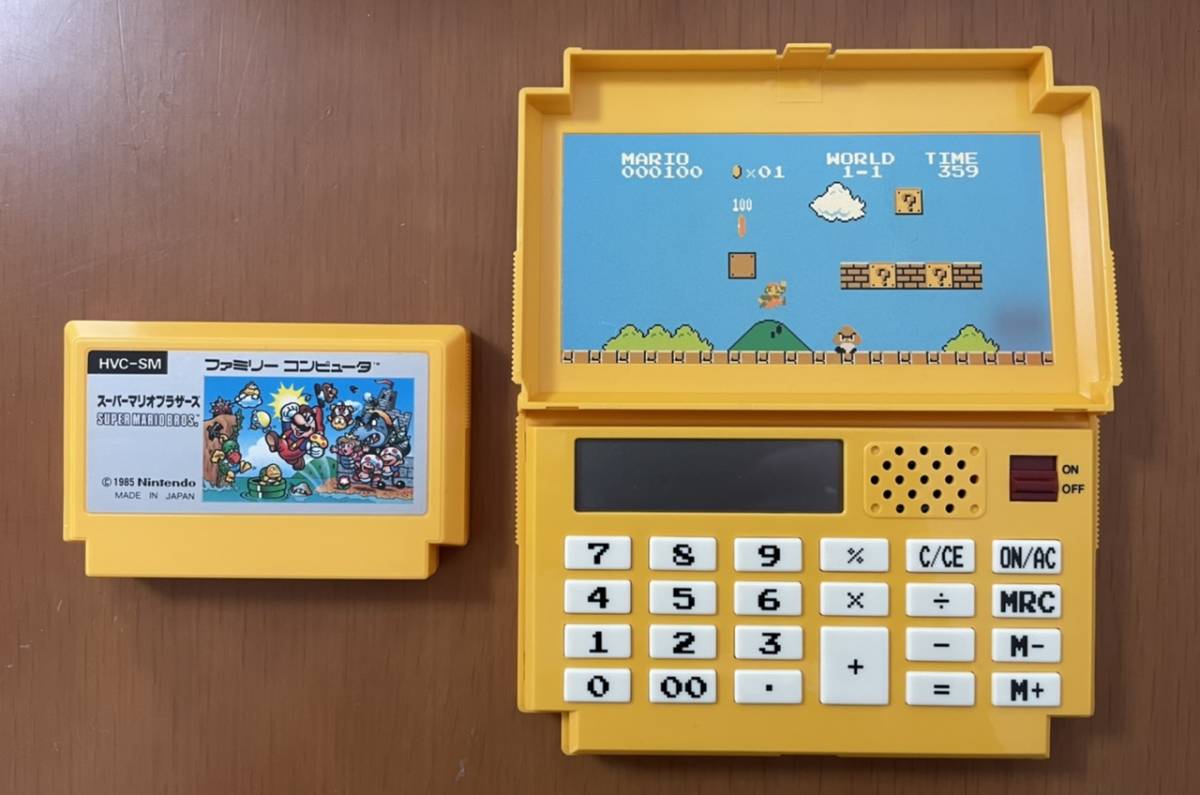 ［希少 レア］ Nintendo スーパーマリオブラザーズ カセット型 音声電卓 ニンテンドー