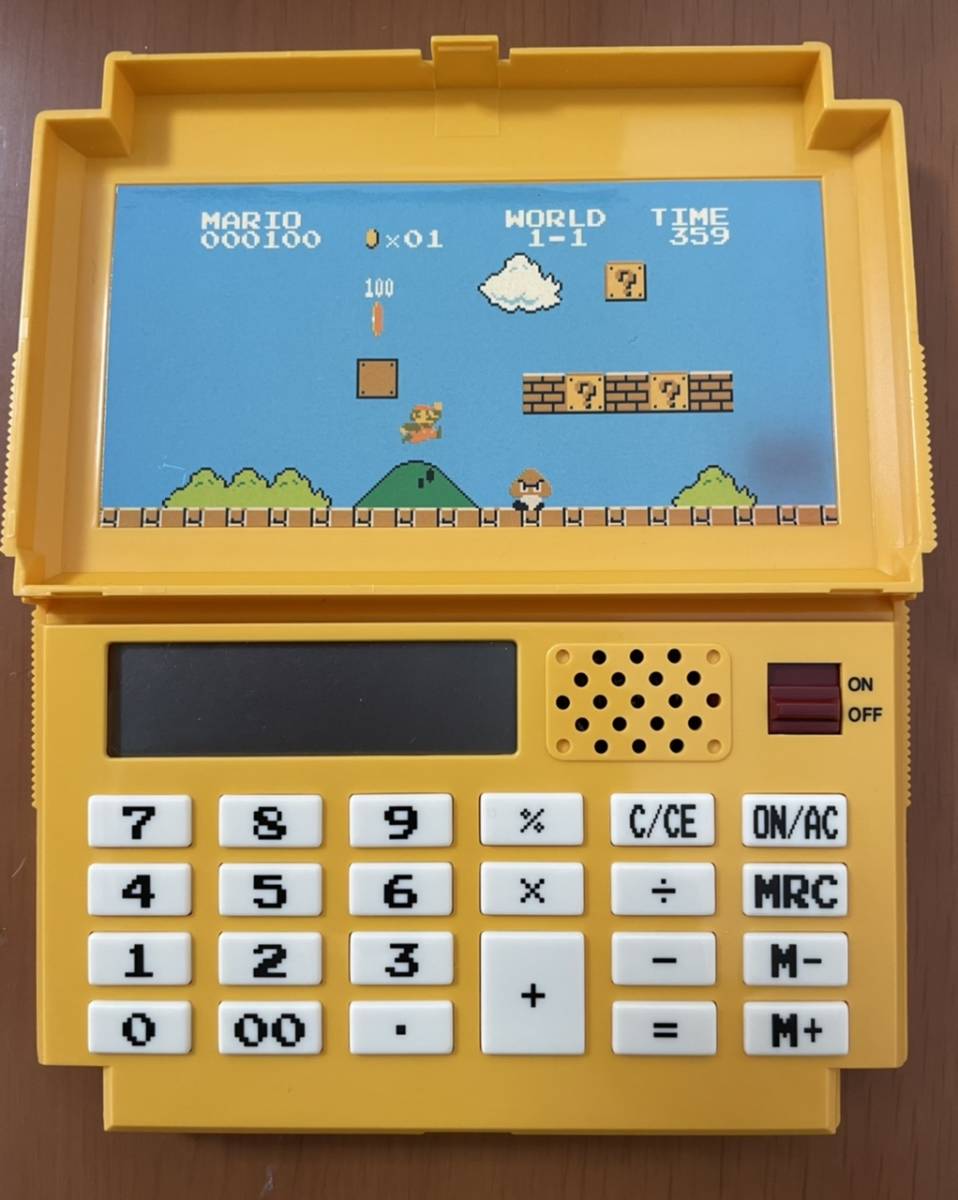 ［希少 レア］ Nintendo スーパーマリオブラザーズ カセット型 音声電卓 ニンテンドー