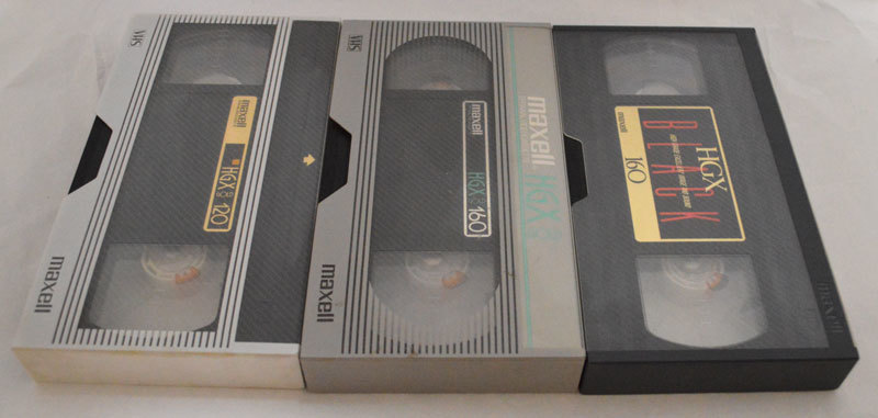 ヤフオク! - VHS ビデオテープ 3本（160分用×2、120分用×1