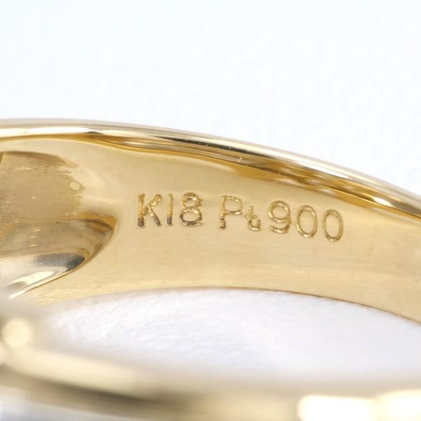 特典進呈 ヤフオク! - PT900 K18YG リング 指輪 11.5号 ダイヤ 1.01 カ... 得価本物保証