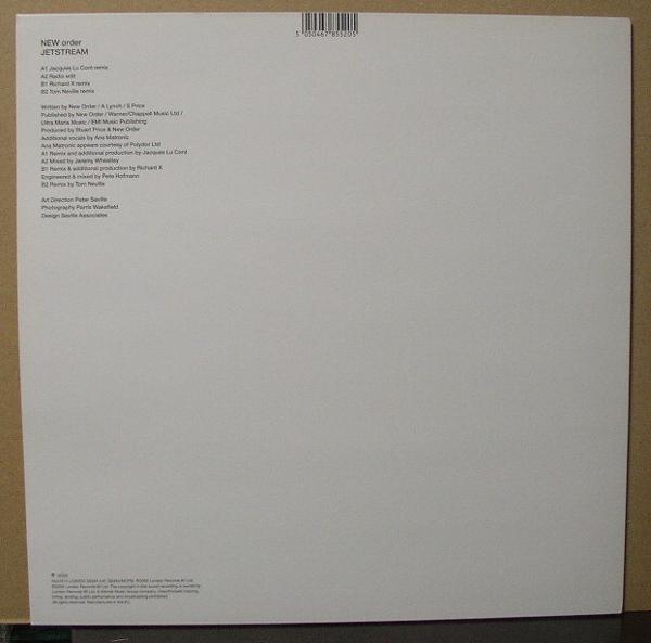NEW ORDER/ new * order /JETSTREAM/EU record / used 12 -inch!! commodity control number :32920