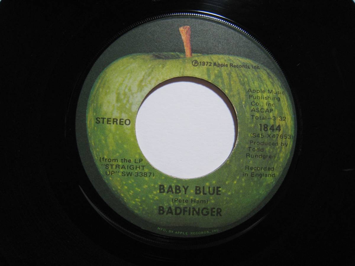 【7”】 BADFINGER / BABY BLUE US盤 バッドフィンガー ベイビー・ブルー_画像4