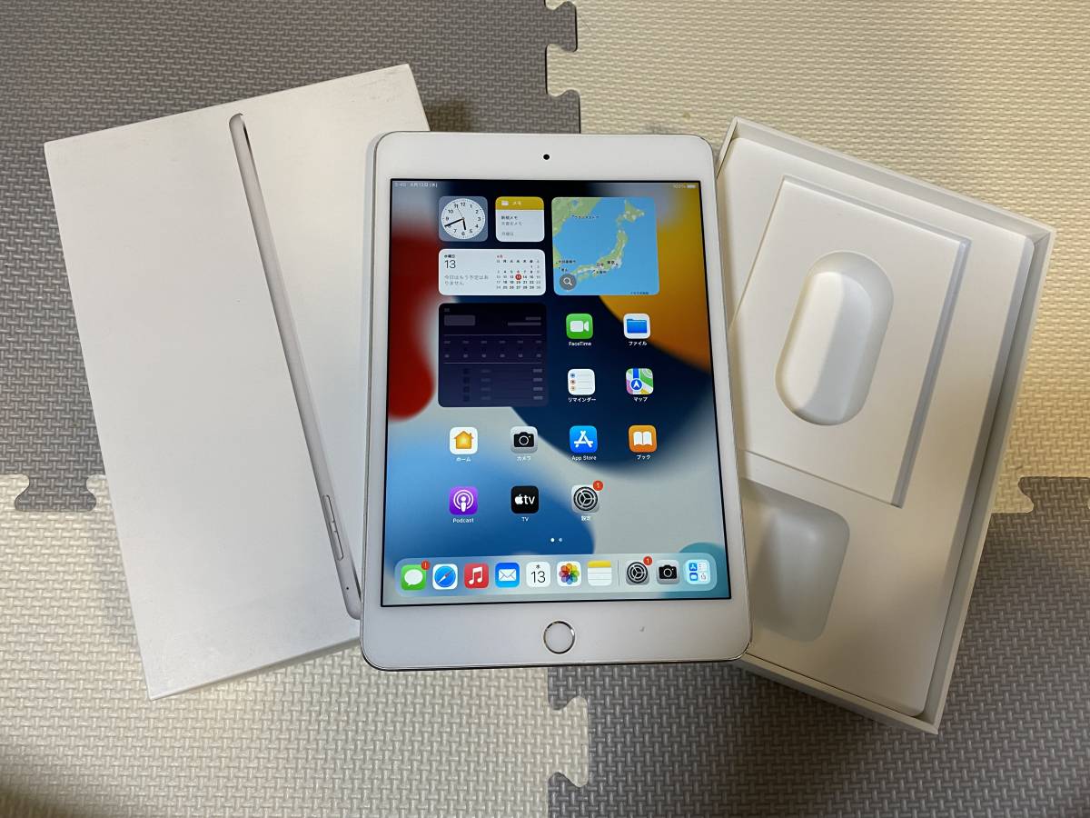 iPad mini4 WiFi+Cellular(simフリー) 32GB 充電380回 良品 箱付き