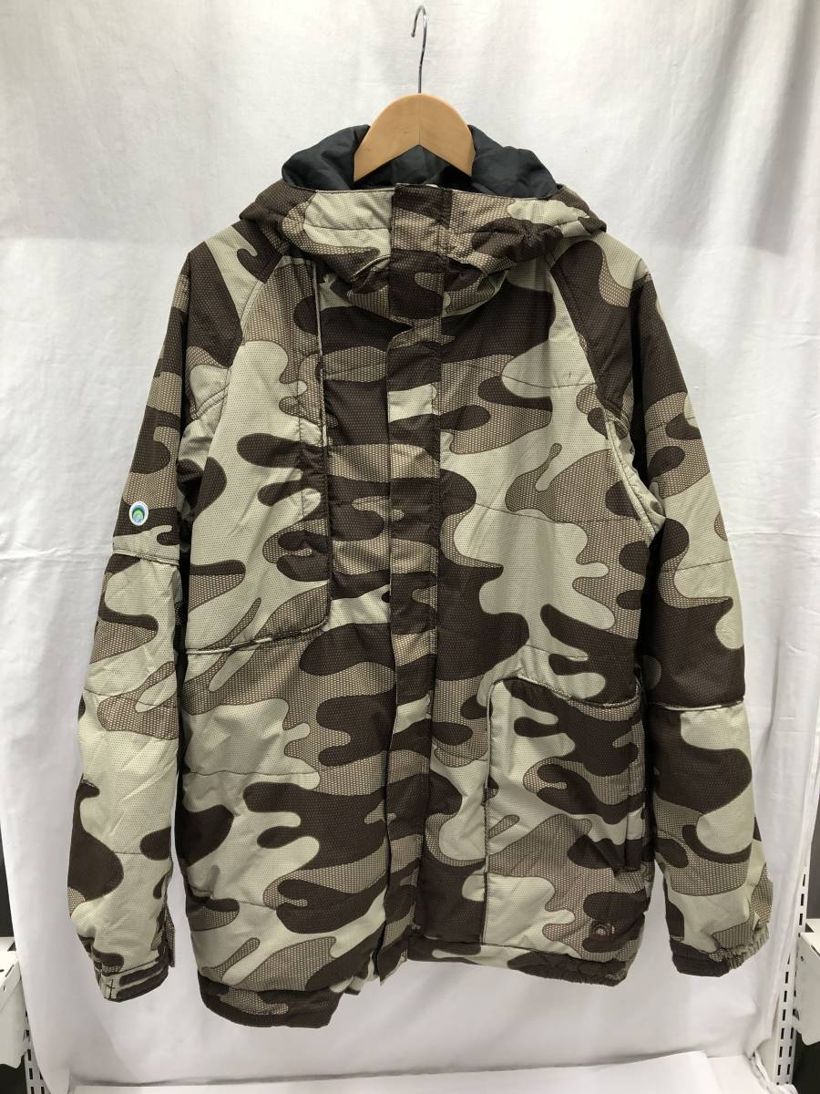 SANDS サンズ スノボウェア スキーウエア スノーボード 迷彩 カモフラ M-