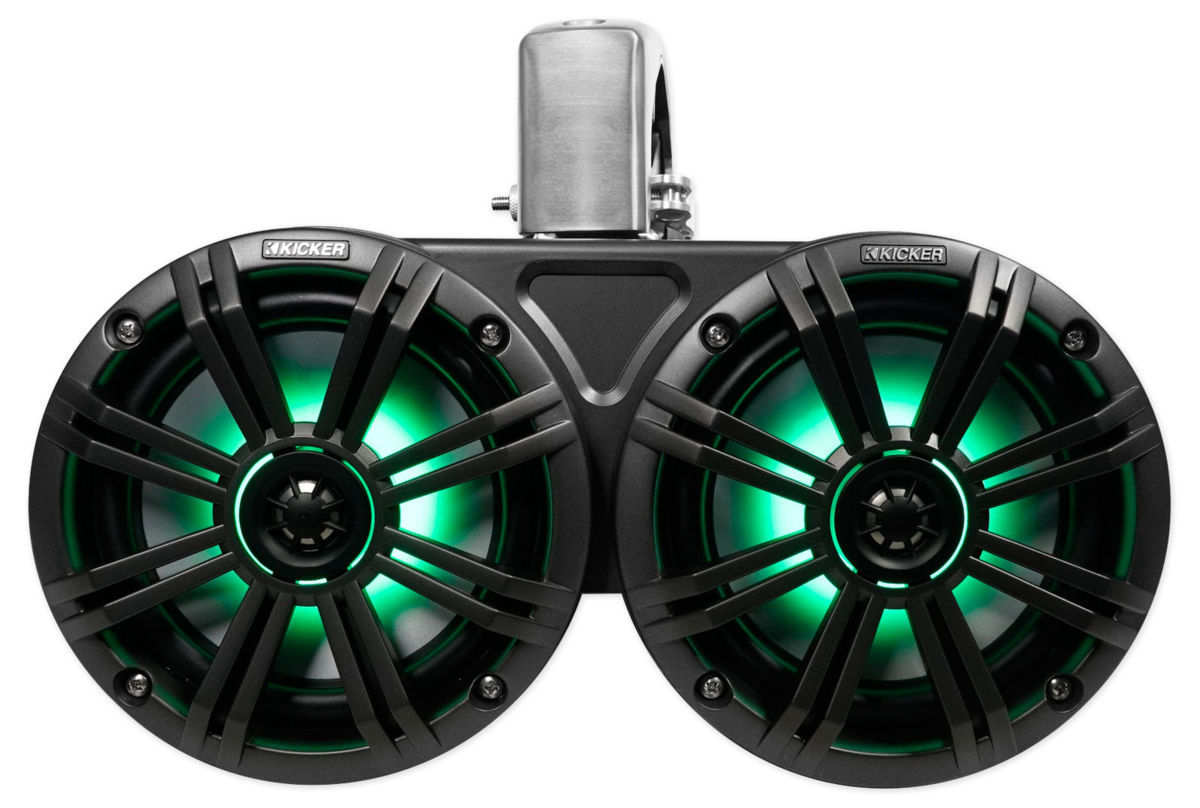 「■USA Audio■キッカー Kicker 最新型LED付マリーンタワーシステム KMTDC65 (45KMTDC65) 16.5cm Max.390W●保証付●税込」の画像2