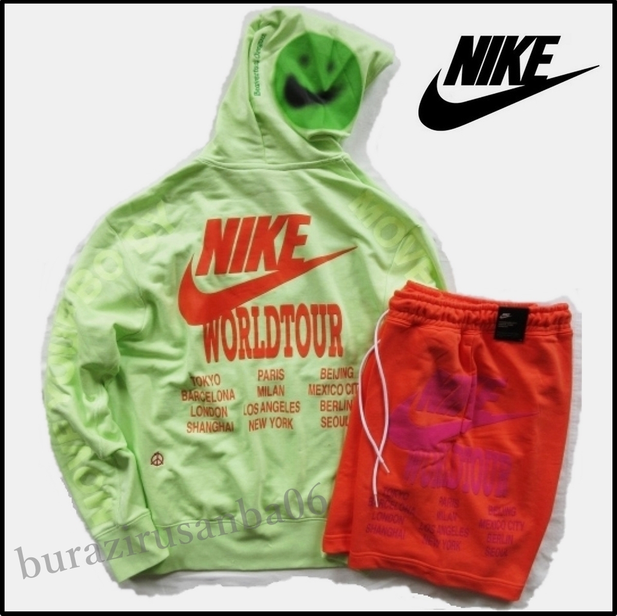 メンズ XL◇NIKE NSW WORLD TOUR ナイキ ワールドツアー 上下