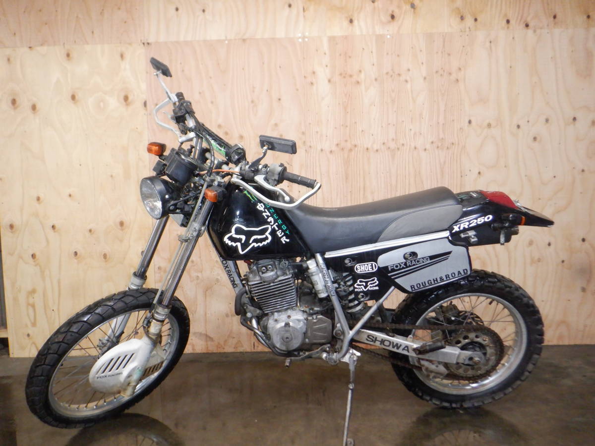 ホンダ HONDA XLR250 MD22 売り切り 未整備 現状車 エンジン始動確認
