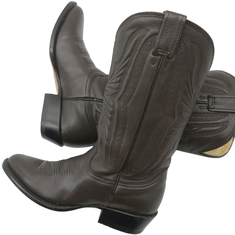 とても Botas Jaca ハカ 本革 メキシコ製 ウエスタンブーツ ブーツ
