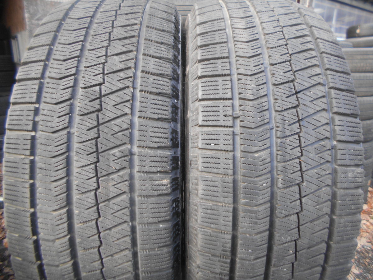 G118 215/55R17 冬2本セット スタッドレス 215/55-17 215-55-17 BRIDGESTONE BLIZZAK VRX2 エスティマ オデッセイ クラウン_画像1