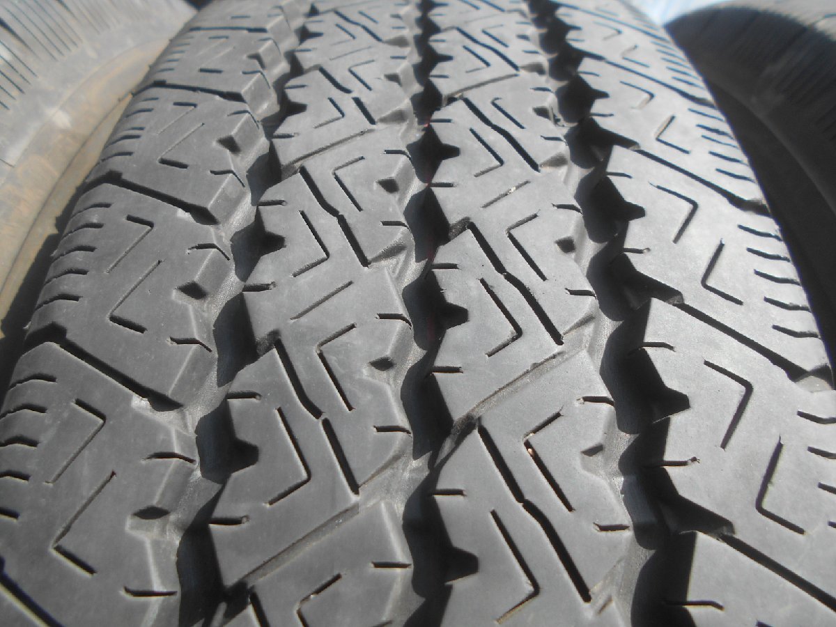 G677 215/70R17.5 夏4本セット サマータイヤ LT 118/116N 215/70-17.5 215-70-17.5 BRIDGESTONE V-STEEL RIB 265 チューブレス_画像3