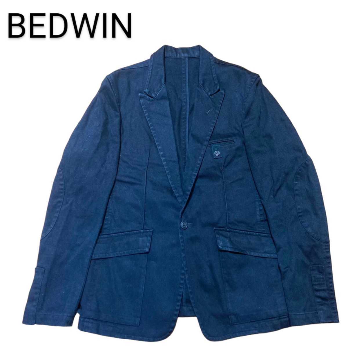 結婚祝い BEDWIN エルボーパッチ付き テーラードジャケット Lサイズ