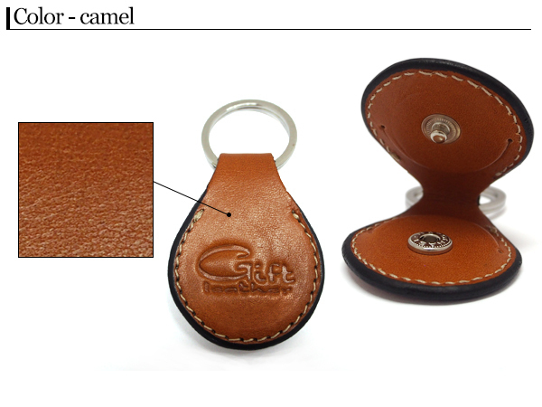  original leather coin case key holder shuga- ball Camel camel tea gift leather Gift leather present present cat pohs free shipping 