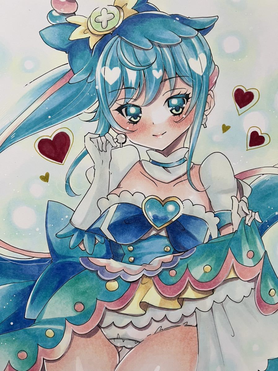 手描きイラスト *デリシャスパーティプリキュア *キュア 手描きイラスト *デリシャスパーティプリキュア *キュア