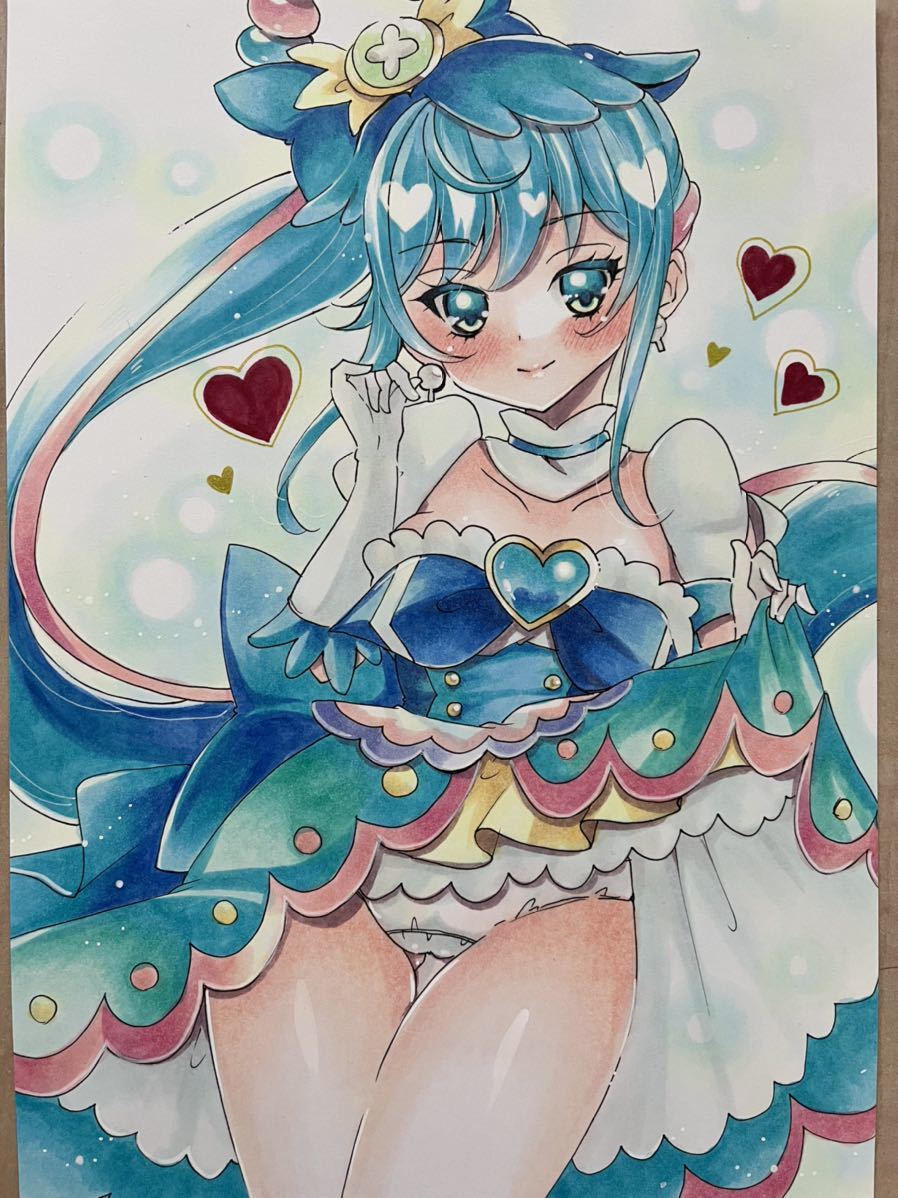 手描きイラスト *デリシャスパーティプリキュア *キュア 手描きイラスト *デリシャスパーティプリキュア *キュア