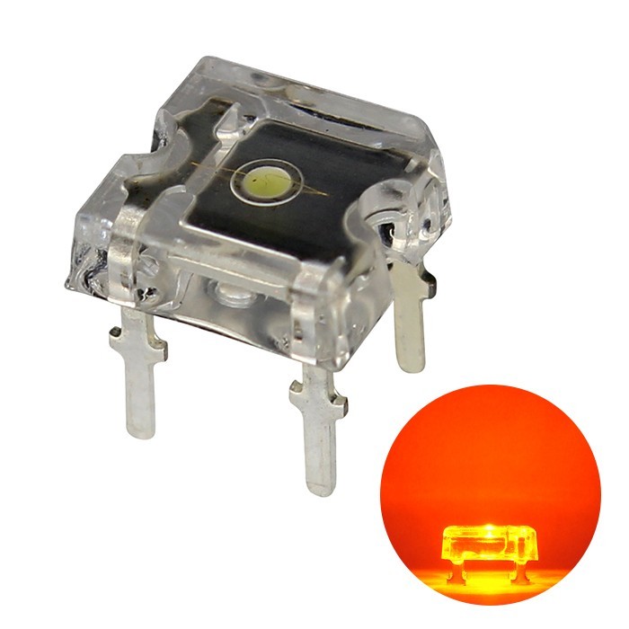 激安な FLUX LED FLAT 500個 アノードコモン 600~800mcd オレンジ色 LED 激安な FLUX LED FLAT 500個 アノードコモン 600~800mcd オレンジ色 LED