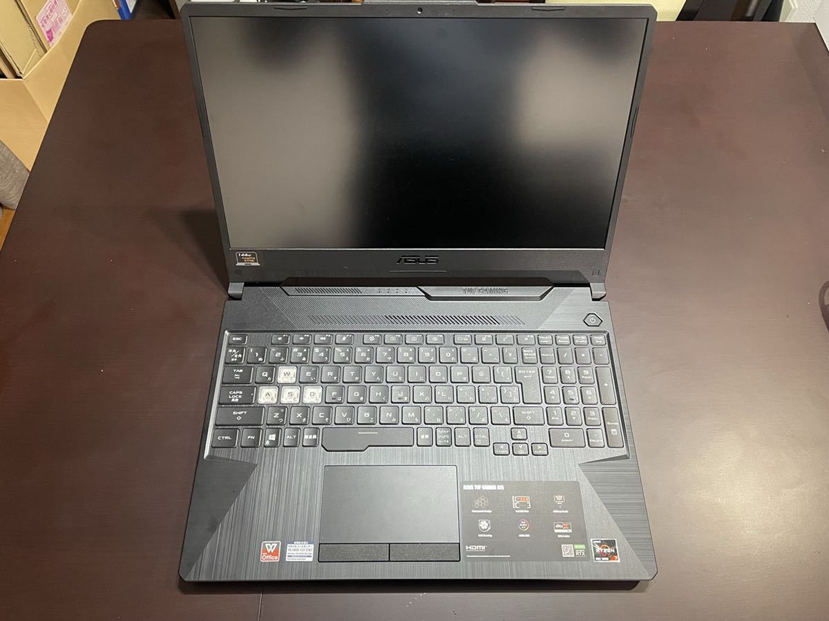 ゲーミングノートパソコン】ASUS TUF Gaming A15【Ryzen7/RTX2060】※M