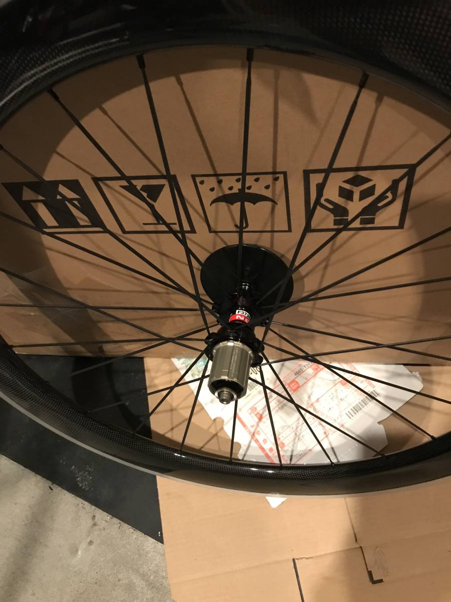 アルミブレーキ カーボンホイールセット 700C リム高60mm ロード/ピスト用 前後セット クリンチャー 自転車ホイール_画像5