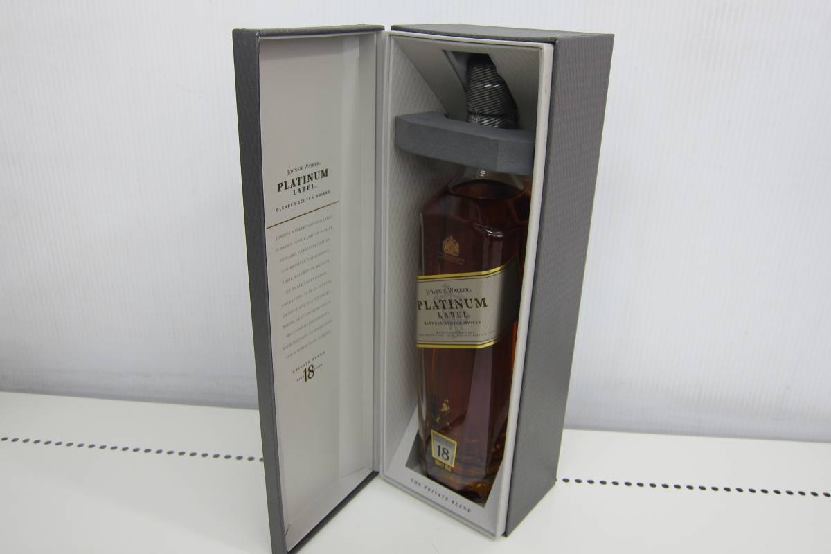未開栓 JOHNNIE WALKER ジョニーウォーカー 18年 プラチナム 未開栓 JOHNNIE WALKER ジョニーウォーカー 18年 プラチナム