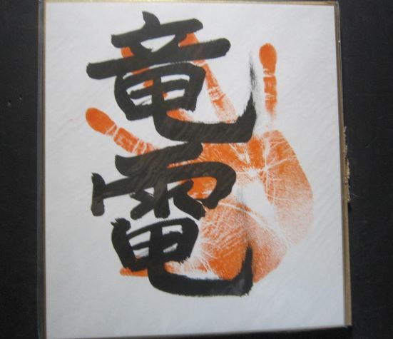 大相撲 竜電 小結 手形 サインの画像1