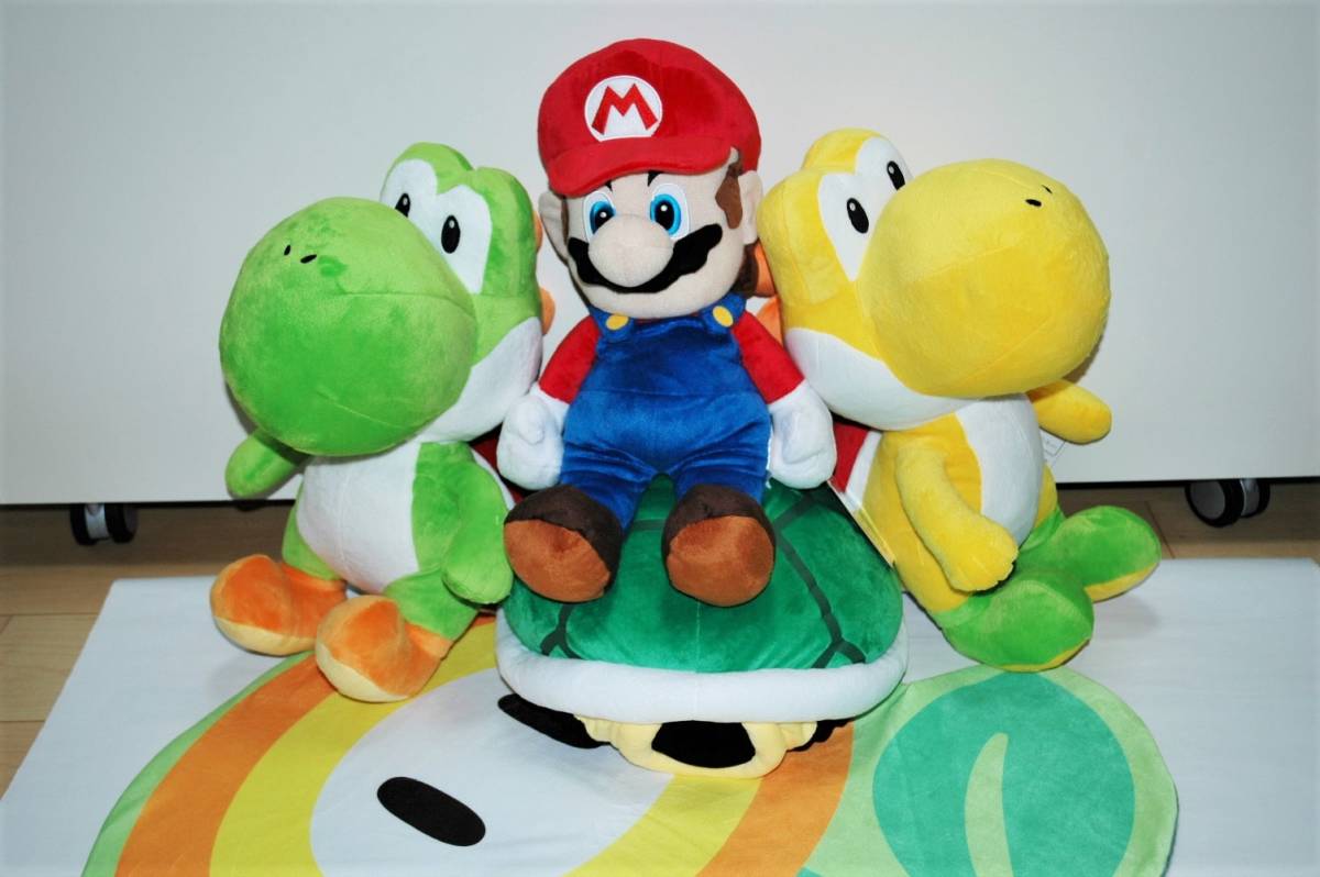非売品☆スーパーマリオ☆特大サイズぬいぐるみ5個セット☆マリオ