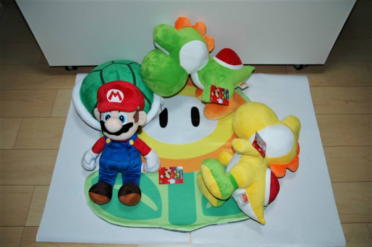 非売品☆スーパーマリオ☆特大サイズぬいぐるみ5個セット☆マリオ