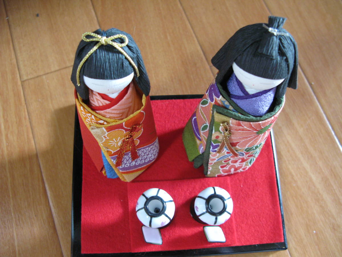  unused rice field . one . literary creation doll Japanese paper doll . paper doll hinaningyou doll hinaningyo 