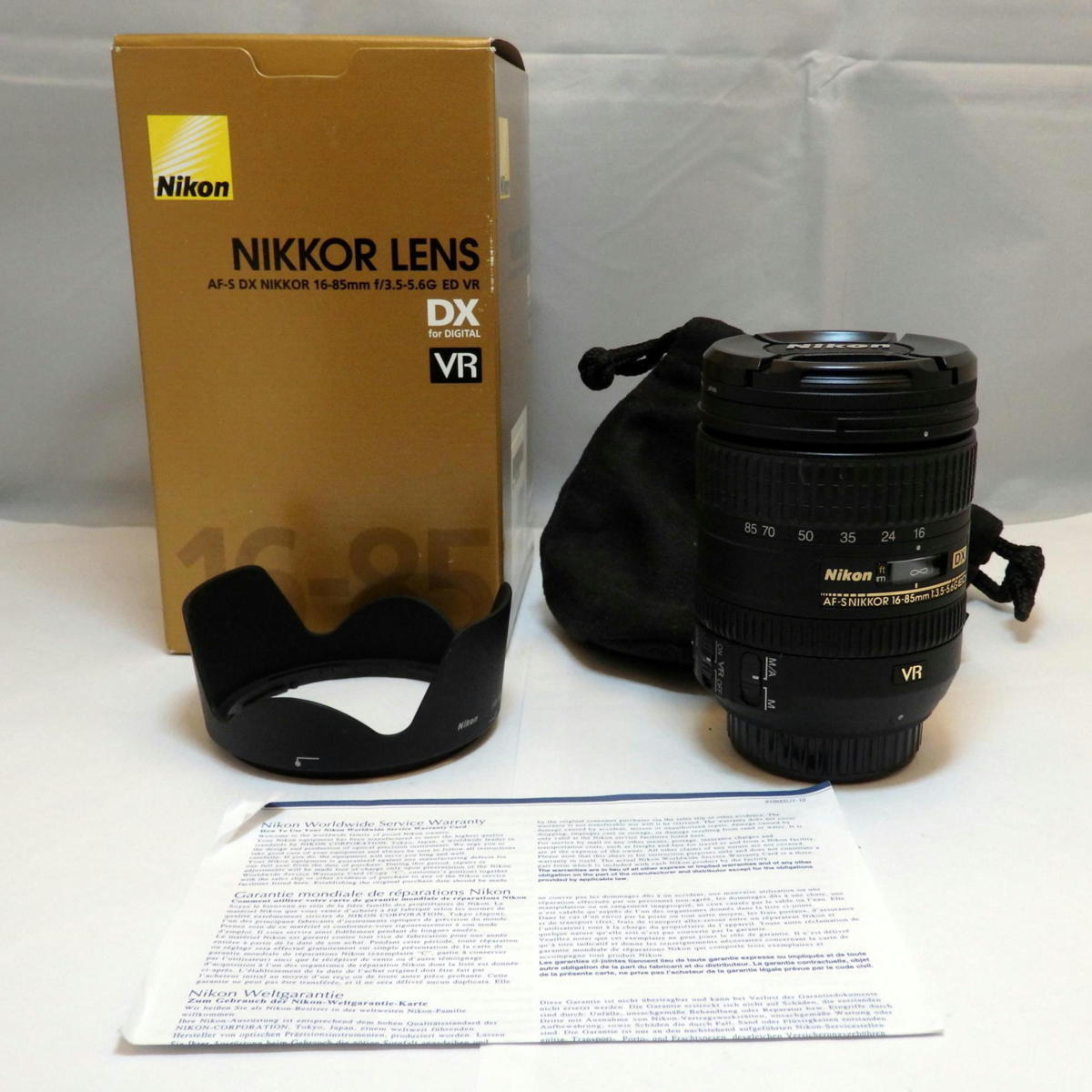1円 一般 Nikon ニコン/AF-S DX NIKKOR 16-85mm F3.5-5.6G ED VR/95 