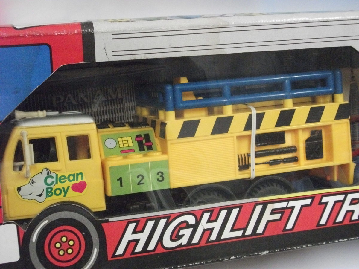 [ at that time thing ] out of print goods * high lift * truck * Bill seems to be . lift * unused 