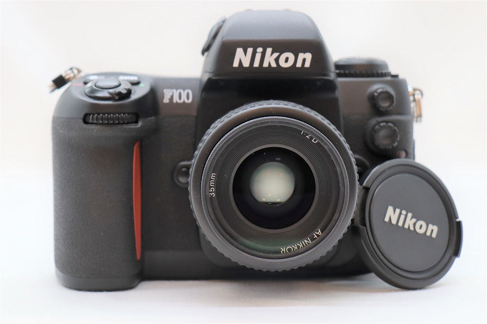 1431 【NIKON】 ニコン F100 レンズ 1：2Ｄ 35ｍｍ フィルムカメラ 動作未チェック ベタつきあり ジャンク品 _画像1