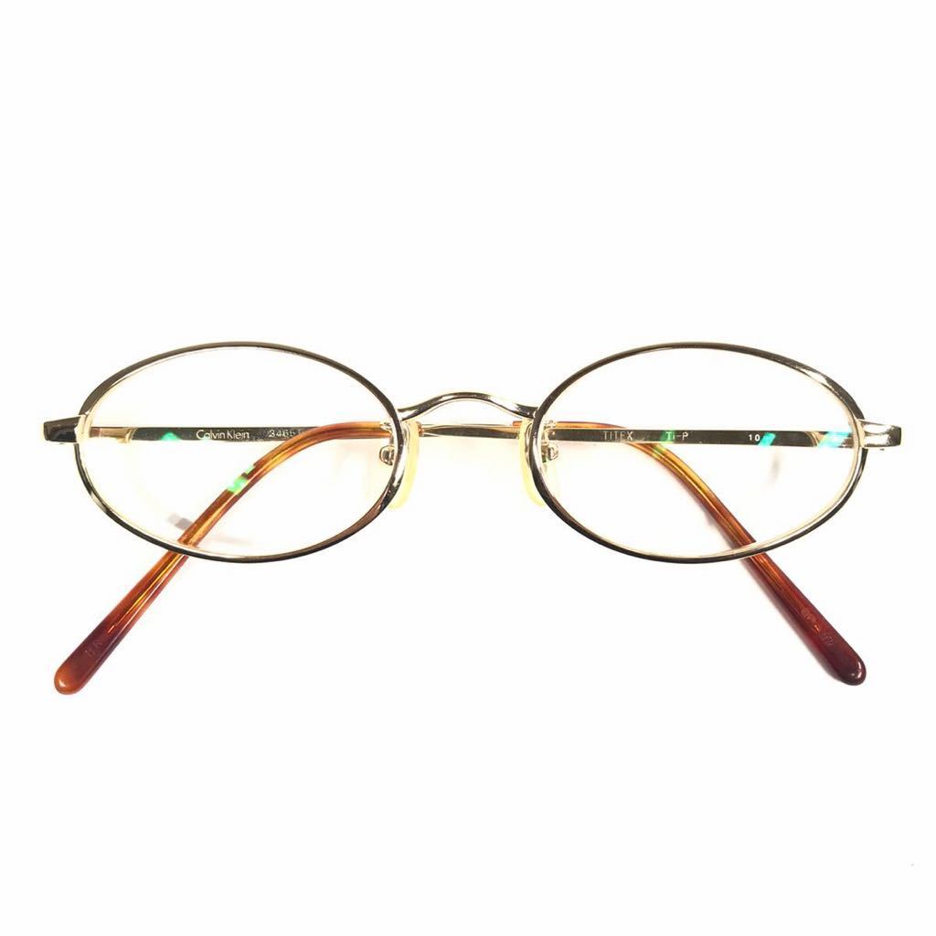 [ Calvin Klein ] подлинный товар CalvinKlein очки Logo Temple 3465T Brown серебряный цвет раз входить солнцезащитные очки очки мужской женский стоимость доставки 520 иен 
