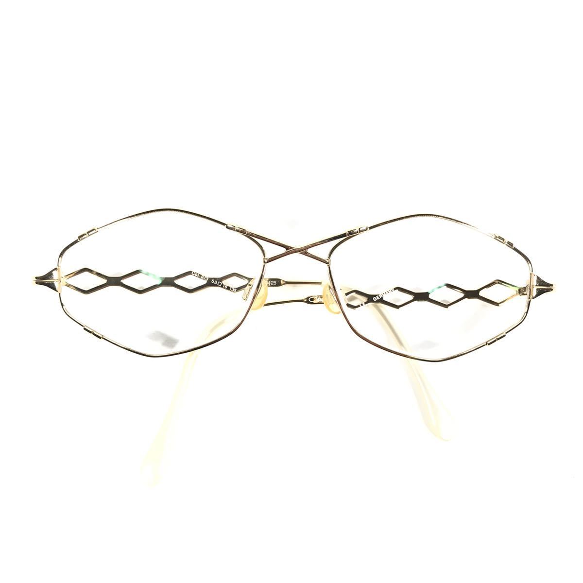 【カザール】本物 CAZAL 眼鏡 MOD1125 ゴールド色系 度入り サングラス メガネ めがね メンズ レディース ドイツ製 送料520円_画像1
