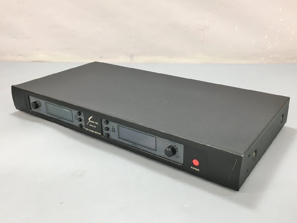 サウンドピュア SOUND PURE デュアルチャンネルレシーバー 8033 ワイヤレスレシーバー ジャンク 2204LR052