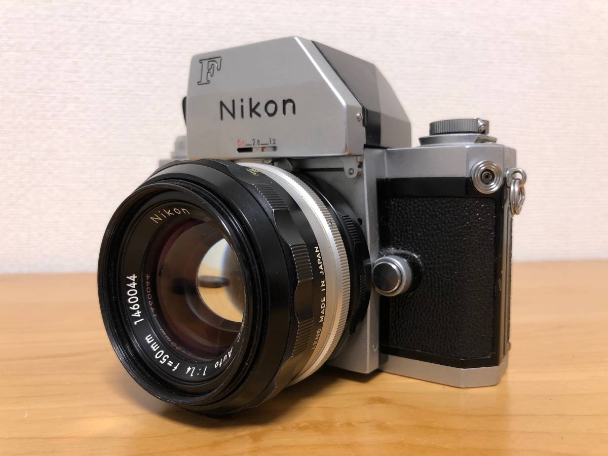 ★美品 ニコン Nikon F フィルムカメラ Photomic Nikkor S.C. Auto 50mm f/1.4 レンズ　シャッターOK_画像5