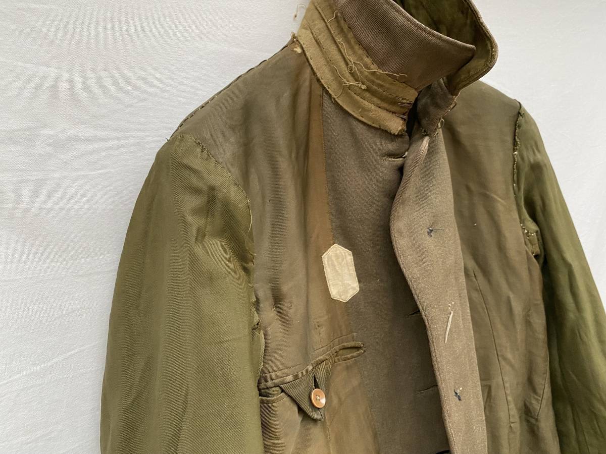 戦後の改造品旧日本軍民間将校外套金属釦ジャケットJAPAN VINTAGE