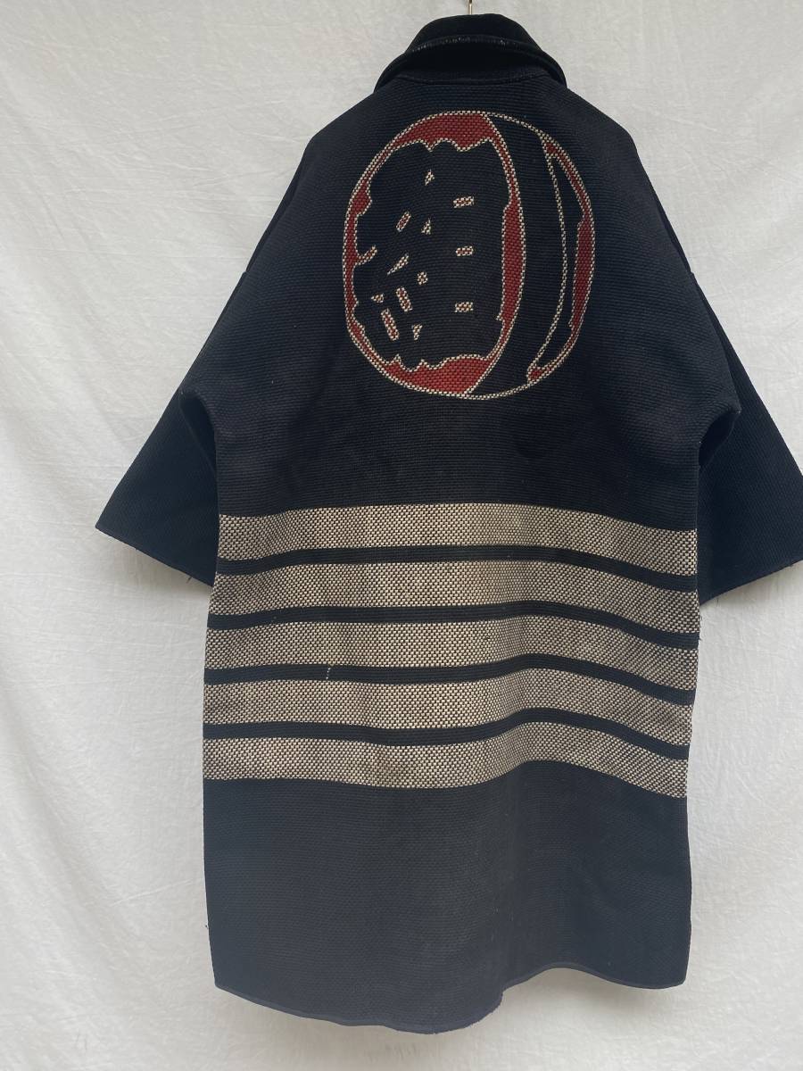 抜群の渋さ 刺し子 SASHIKO 藍染 親方 コート 別珍襟 半纏 ジャパンヴィンテージ JAPAN VINTAGE 行田 鳶組 20s30s 昭和初期 BORO 襤褸_画像2
