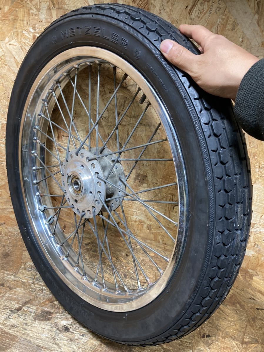 B08# 33 Z系 フロントホイール 4穴 10mm 1.85x19 タカサゴ KZ1000 Z900