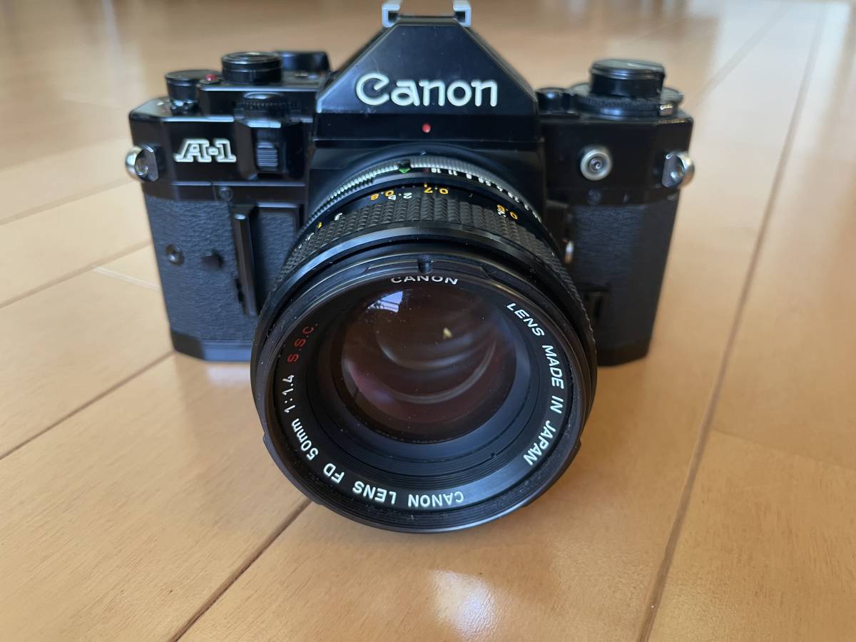 Canon A-1 50mm f1.4 S.S.C. キャノン　フィルムカメラ　レンズ　ジャンク　ab-c_画像1