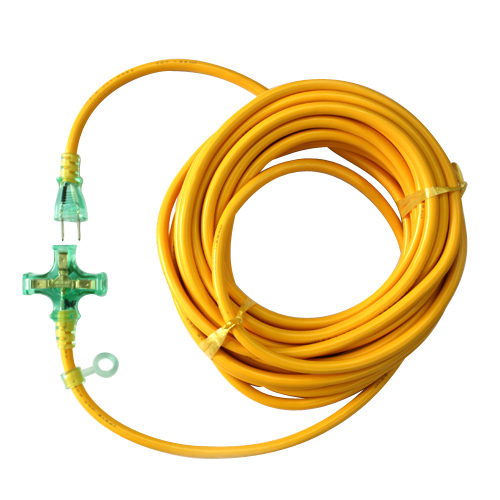 KOWA P lamp attaching code 15A10M KMP802-10 yellow 15A 3.10 meter indoor type extender outlet :2PX3tsu.VCT2 core X1.25sq