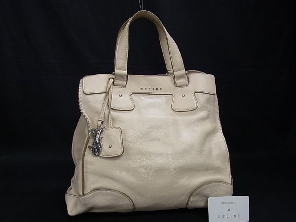 Yahoo!オークション - 1円 CELINE セリーヌ レザー シルバー金具 Yahoo!オークション - 1円 CELINE セリーヌ レザー シルバー金具