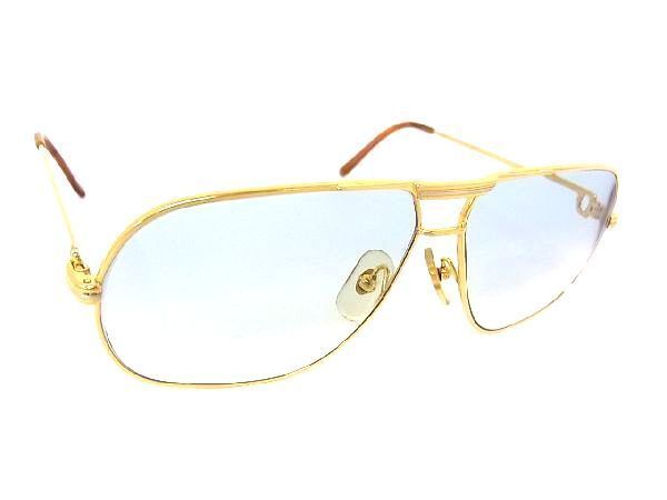 1円 □美品□ Cartier カルティエ 62□12 度入り サングラス メガネ
