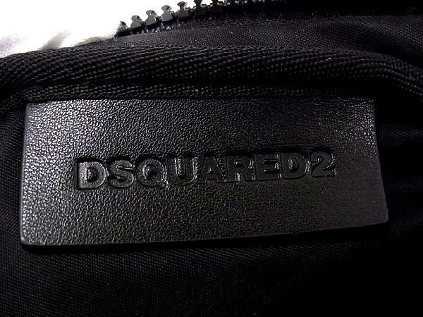 1円 □新品同様□ DSQUARED2 ディースクエアード ナイロン クラッチ