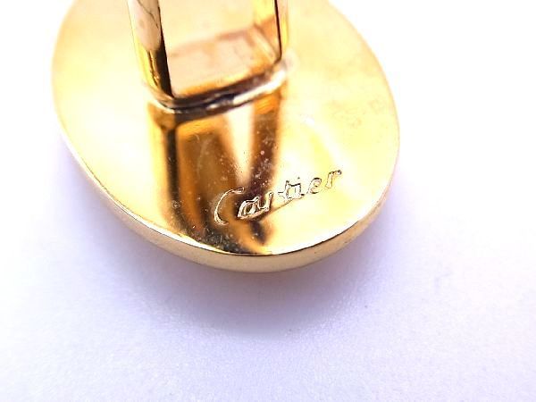 1円 ■新品同様■ Cartier カルティエ カフス ネクタイピン アクセサリー セット ビジネス メンズ 紳士 ゴールド系 X7847アM_画像5