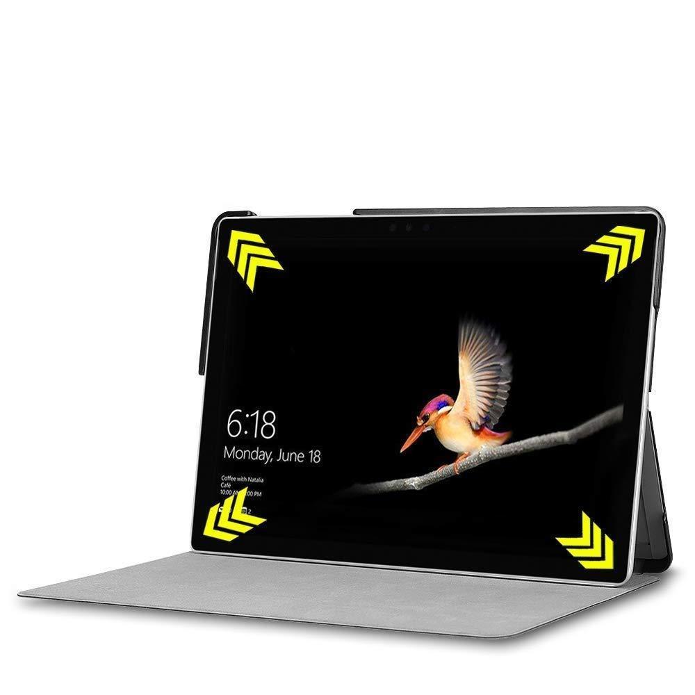 Surface Go 専用スリムケース　カバー　薄型　軽量型　スタンド機能　高品質PUレザーケース ローズ_画像8