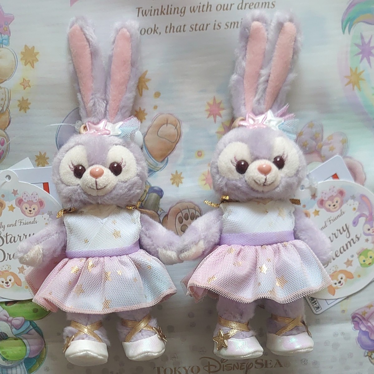 PayPayフリマ|ディズニーシー 20周年 ステラルー ぬいぐるみバッジ 2点