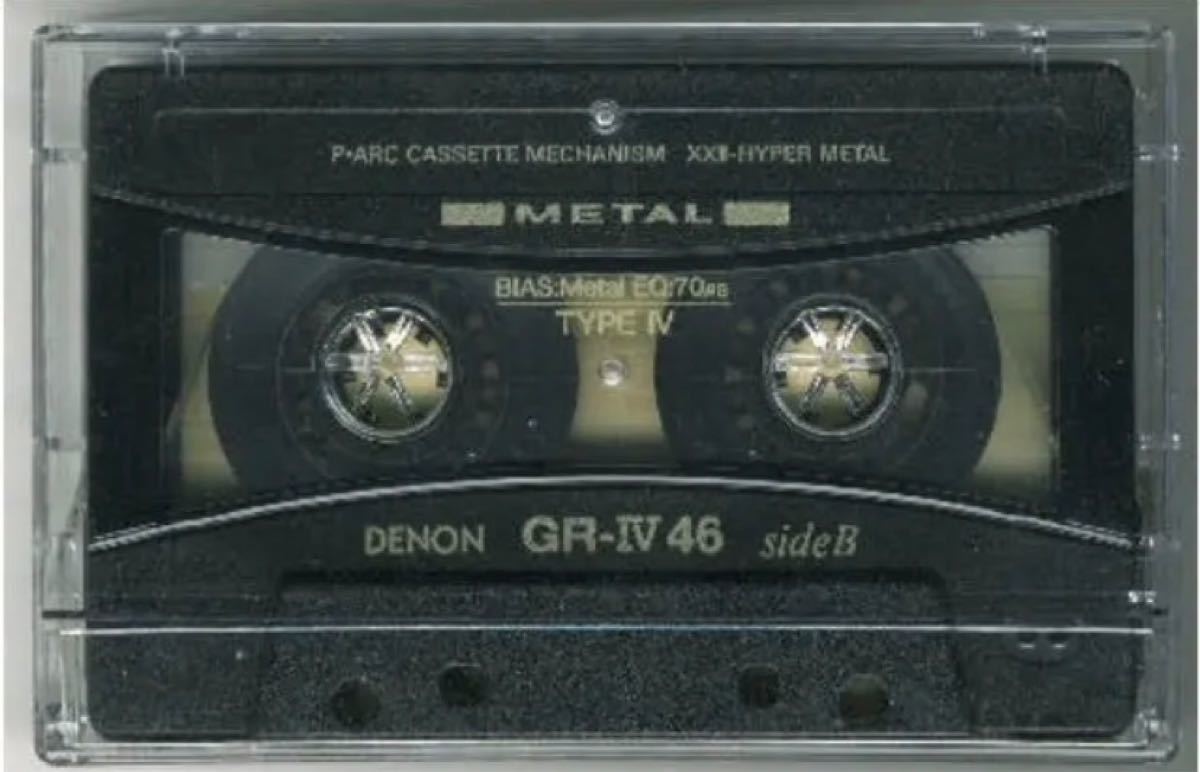 激レア【メタル】デンオン DENON METAL GR-IV GR-4【カセットテープ】