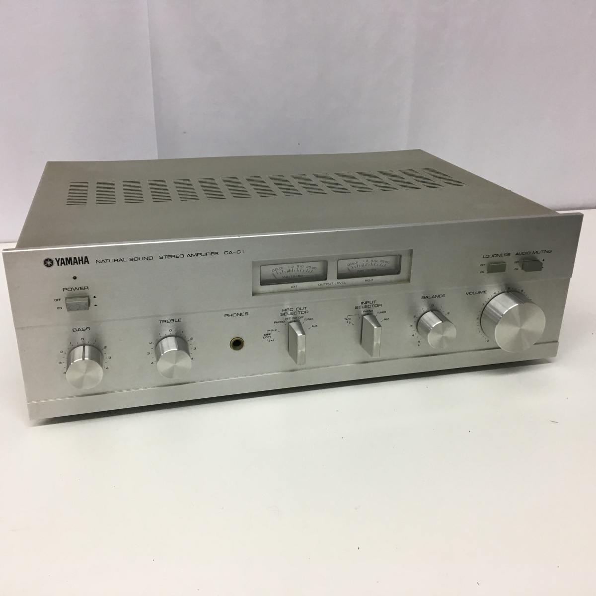 必見希少!レストア済、新品同様完動超美品!YAMAHAプリメインアンプCA