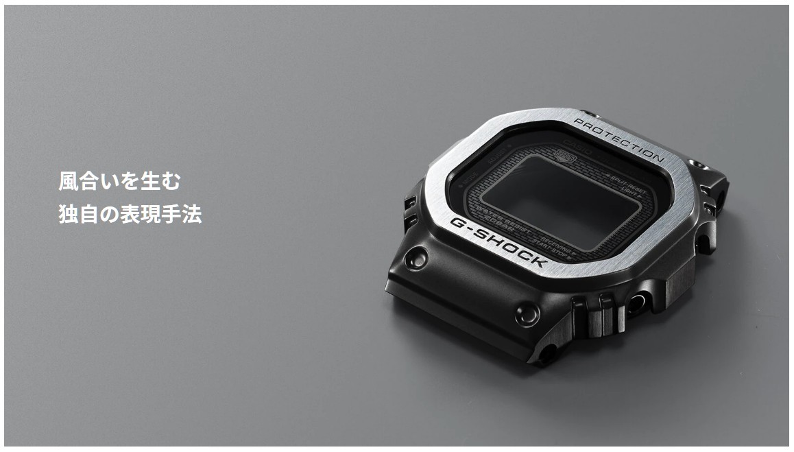新品 国内正規 カシオ G‐SHOCK GMW-B5000MB-1JF Bluetooth 搭載 電波ソーラー フルメタルモデル ブラックIP 耐摩耗性 DLCコーティング