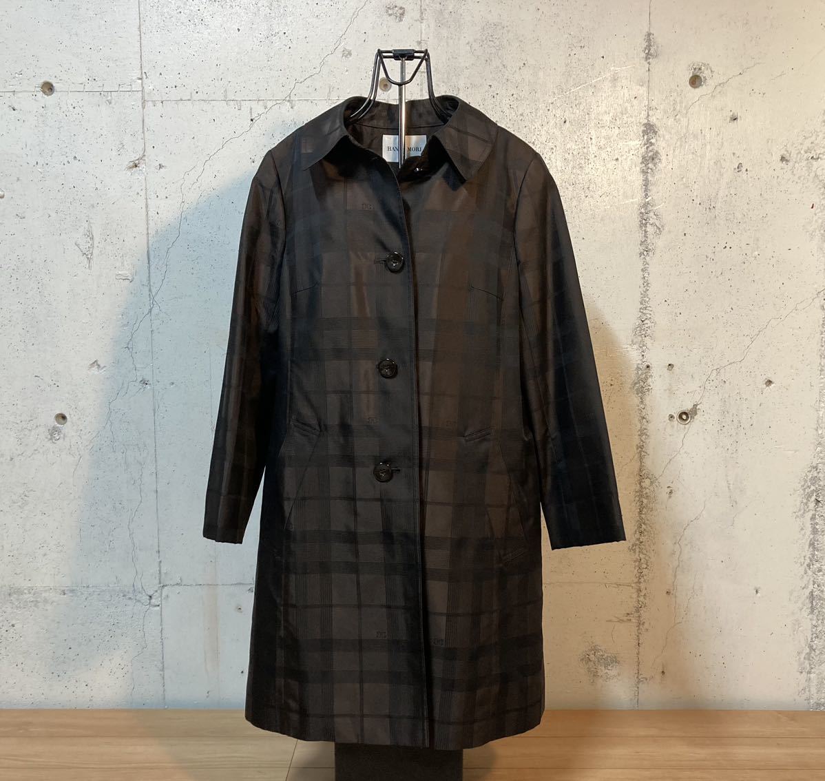 ハナエ モリ HANAE MORI スプリング コート レディース 美品 www.grupo