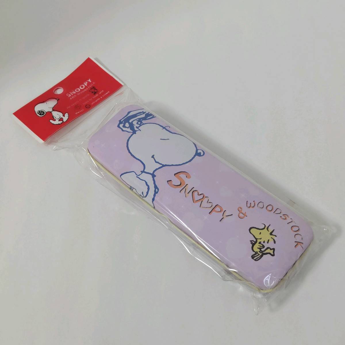  Snoopy Woodstock can pen case writing brush box 
